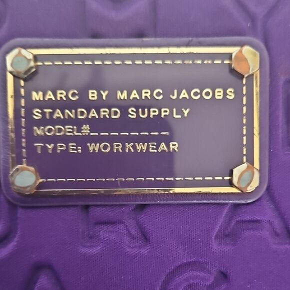 HOST PICK Marc Jacobs Purple Embossed Laptop Sleeve - Picture 2 of 16